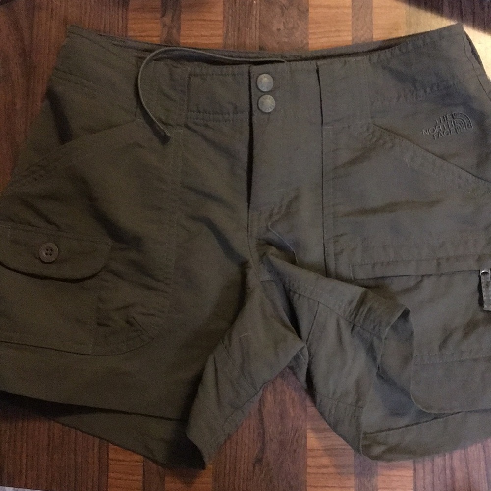 North Face Hiking Shorts Green
